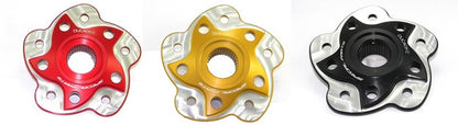 DBK Special Parts (Ducabike) Contrast Cut 5 Hole Rear Sprocket Hub Flange Carrier for the Ducati 848 and Streetfighter 848