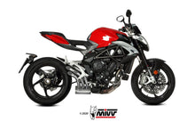 MIVV Slip-on, Speed Edge Stainless Steel, Standard Exhaust For MV Agusta Brutale 800 RR 2017-2020