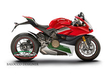 Carbonvani - Ducati Panigale V4 / S / Speciale "TRICOLORE" Design Carbon Fiber Full Fairing Kit - ROAD VERSION (8 pieces)