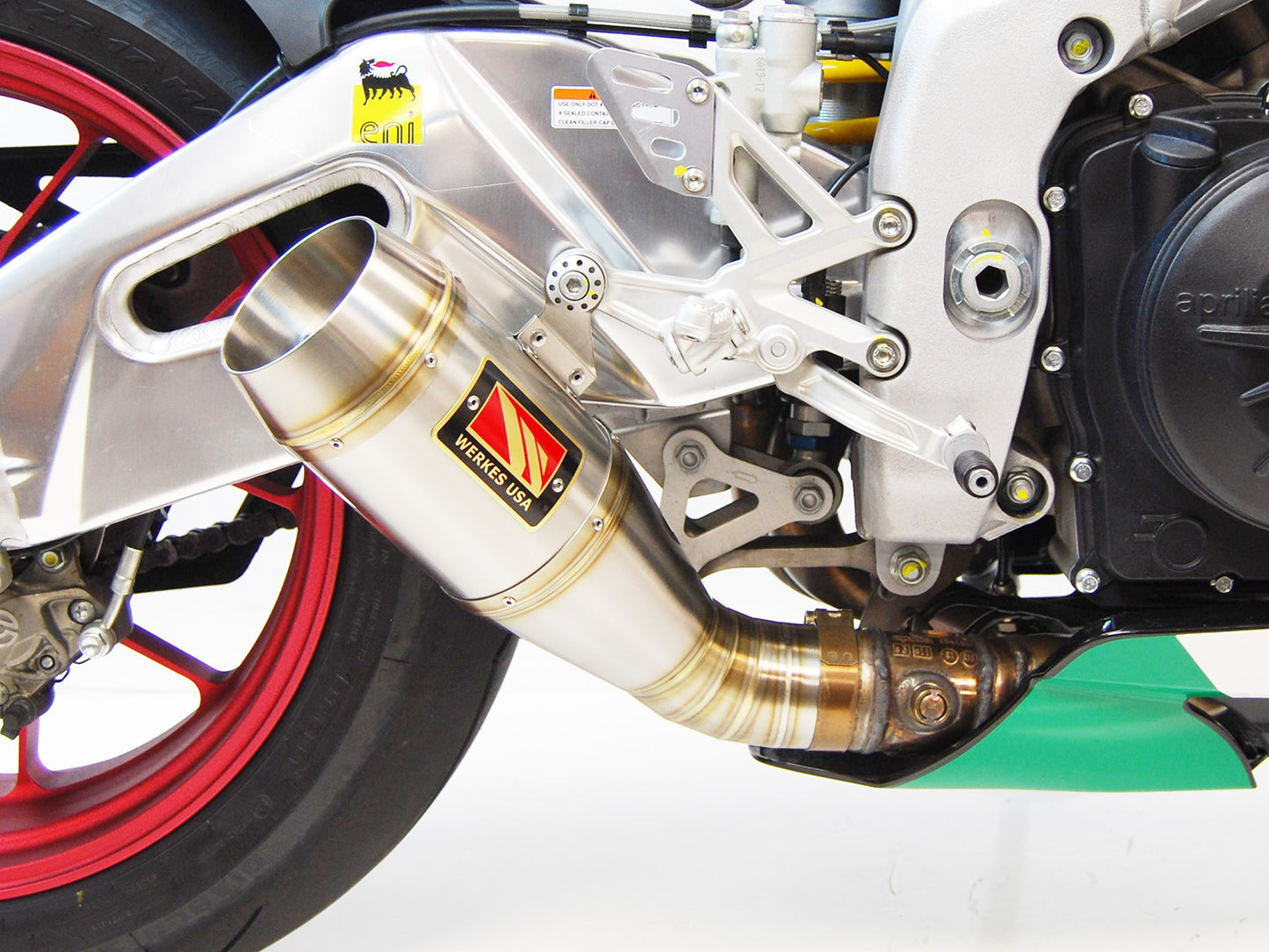 Competition Werkes GP Slip On Exhaust for the Aprilia RSV4 (15-16)