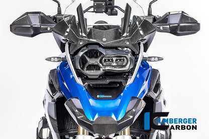 Ilmberger Carbon Windprotector on the Instruments for the BMW R 1200 GS 2017