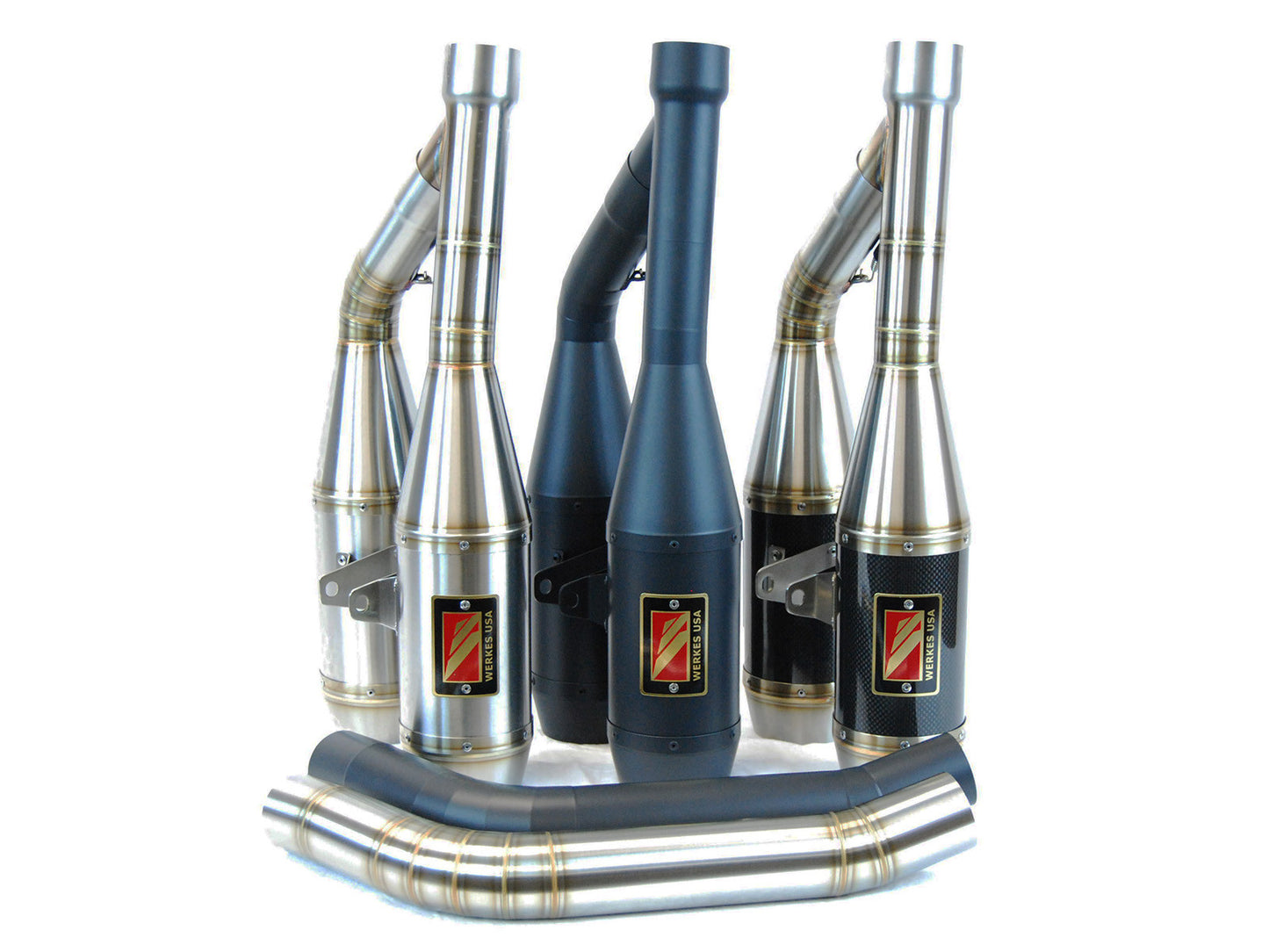 Competition Werkes GP Full System Exhaust for Honda CBR600RR (07-12) W/FE KIT & TAIL LIGHT