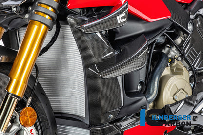 Ilmberger Carbon Radiator Cover Left, for the Ducati Streetfighter V4 '20-23