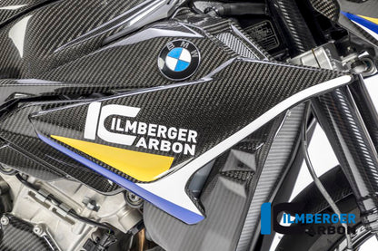 Ilmberger Carbon Radiator Cover / Badge Holder, Right Side for the BMW S 1000 R 2017