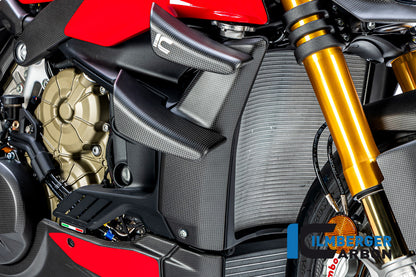 Ilmberger Carbon Radiator Cover Right, for the Ducati Streetfighter V4 '20-23