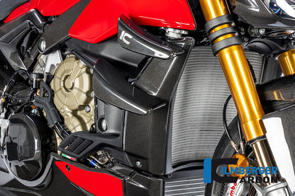 Ilmberger Carbon Radiator Cover Right, for the Ducati Streetfighter V4 '20-23