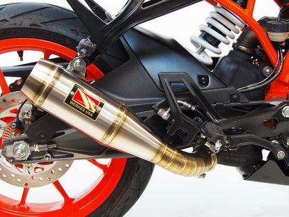 Competition Werkes Low Mount GP Slip On Exhaust for the KTM RC 390 (2017+)
