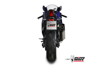 MIVV Full System, Stainless Steel, High Exhaust For Yamaha R7 2022-2023