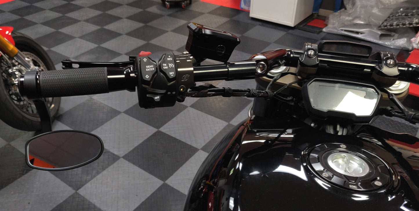 AELLA Aluminum Variable Handlebars for the Ducati Xdiavel
