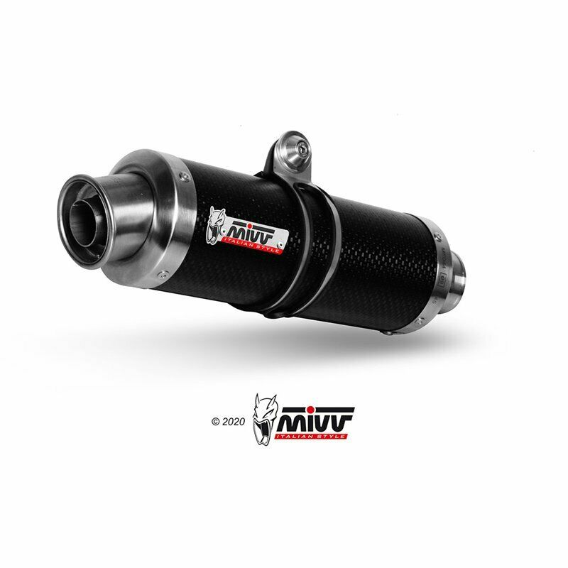 MIVV Full System 2x1, GP Carbon, Standard Exhaust For Yamaha T-Max 500 2001-2007