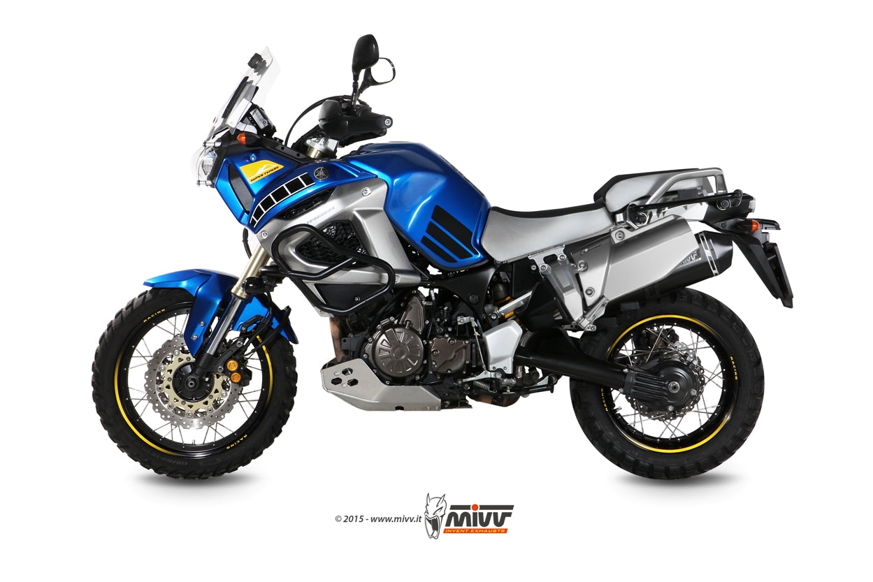 MIVV Slip-on, Speed Edge Black, Standard Exhaust For Yamaha Super tenere 1200 2010-2020