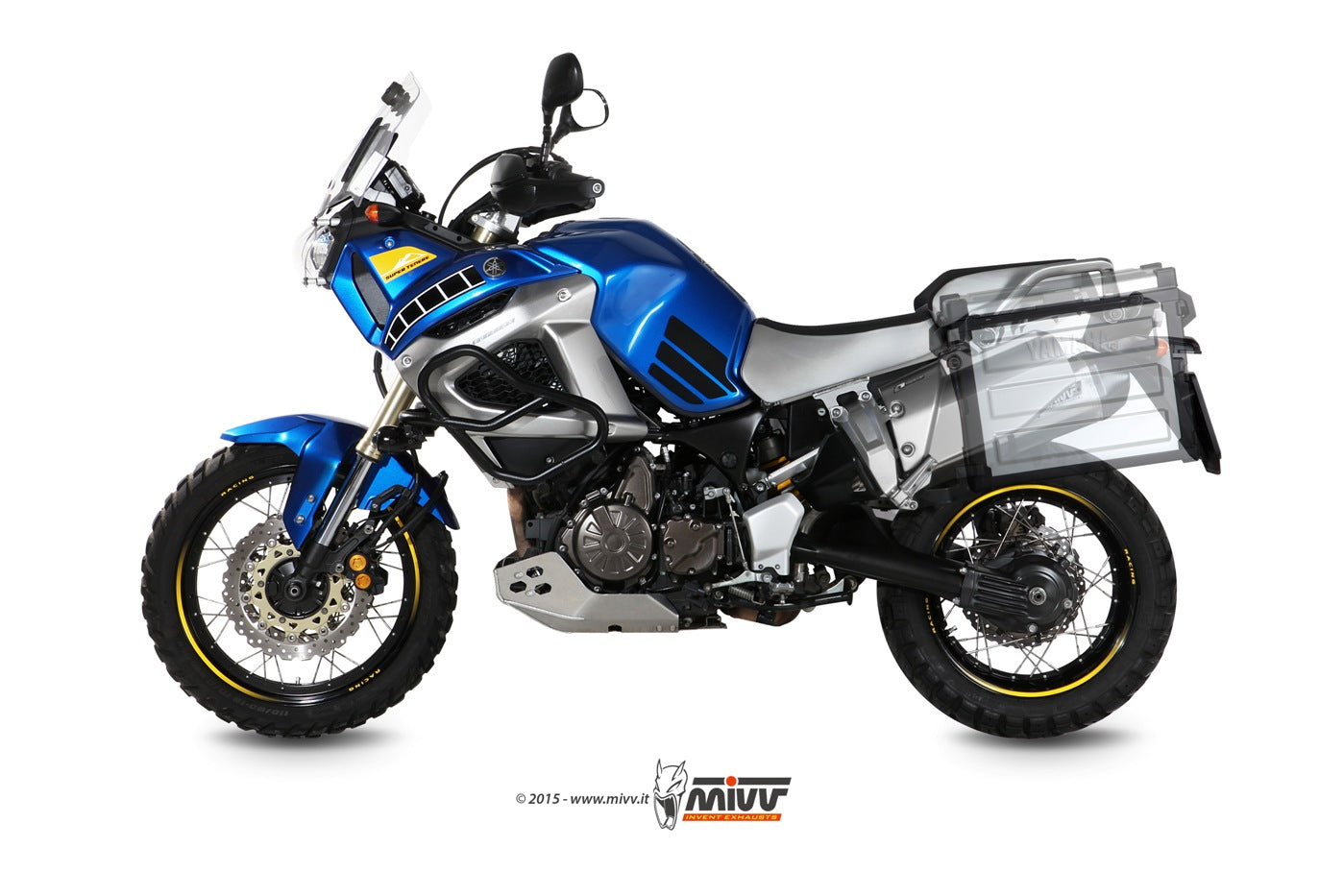 MIVV Slip-on, Speed Edge Stainless Steel, Standard Exhaust For Yamaha Super tenere 1200 2010-2020