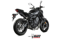 MIVV Full System 2x1, Delta Race Black, Standard Exhaust For Yamaha MT-07 / FZ-07 2014-2022