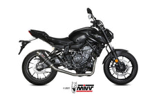 MIVV Full System 2x1, GP Carbon, Alto/High up Exhaust For Yamaha MT-07 / FZ-07 2014-2022