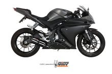 MIVV Full System 1x1, Suono Black, Standard Exhaust For Yamaha YZF R125 14-18, MT-125 15-19