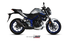 MIVV Slip-on, Suono Black, Standard Exhaust For Yamaha MT-03 2016-2022