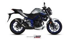 MIVV Slip-on, GP Black, Standard Exhaust For Yamaha MT-03 2016-2022