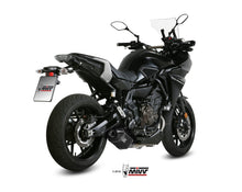MIVV Full System 2x1, Speed Edge Black, Standard Exhaust For Yamaha Tracer 700 2016-2022