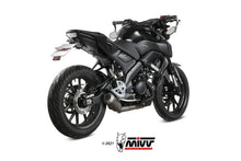 MIVV Full System 1x1, MK3 Stainless Steel, Standard Exhaust For Yamaha MT-125 2020-2022