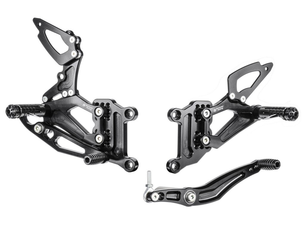 Bonamici Racing Aluminium Rearsets for the Yamaha YZF-R1 2004-2006