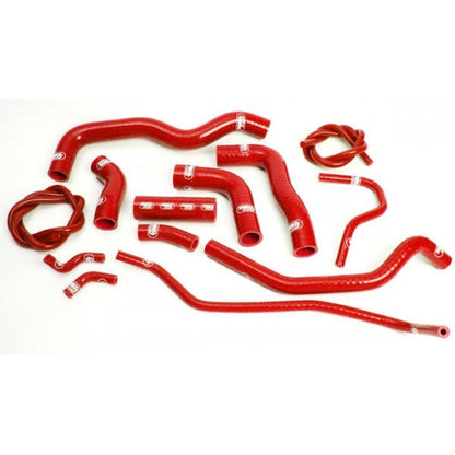 SamcoSport 13 Piece Full Silicone Coolant Hose Set For Yamaha YZF-R6 (2003-05) and YZF-R6S (2006-09)