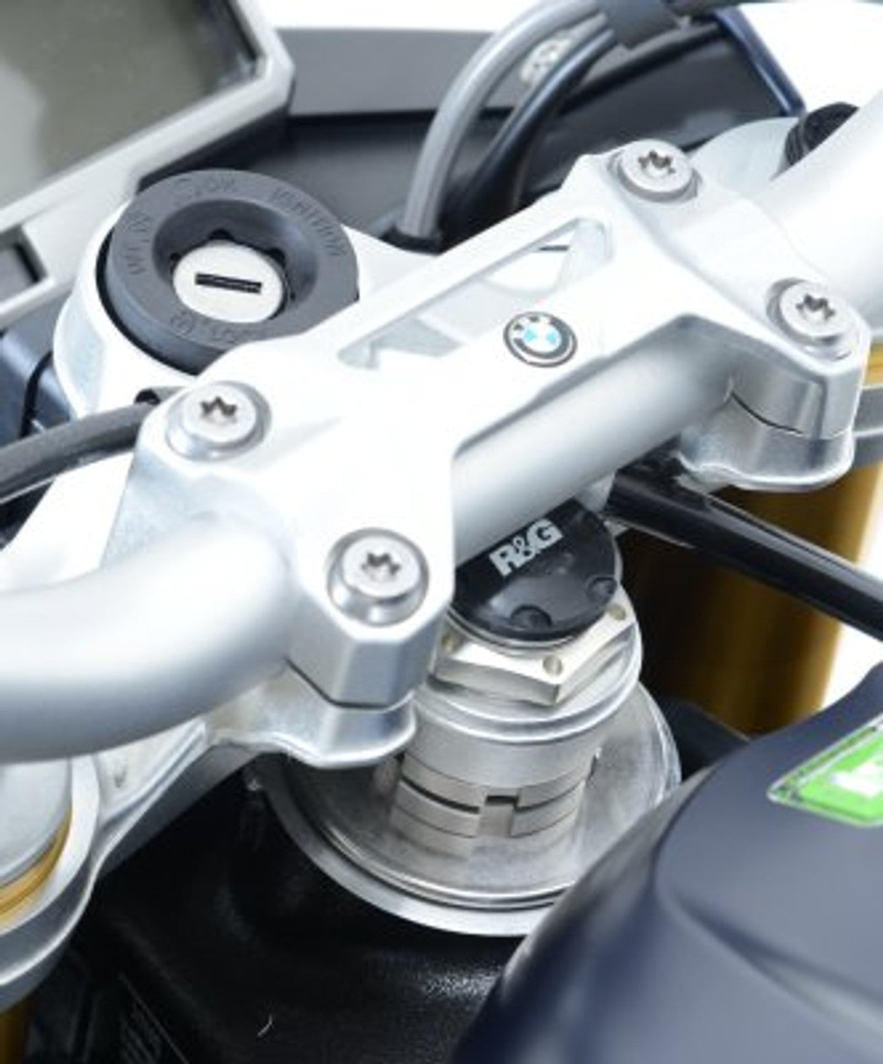 R&G Racing Top Yoke Cap for Triumph Daytona 675 '13-'19 , BMW S1000RR '15-'18, S1000R '14-'20, R NineT '16-'22, Kawasaki ZX-10R '16-'22, ZX-10RR '21-'22