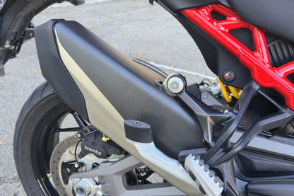 CNC Racing Carbon Fiber Muffler (Silencer) Exhaust Heat Guard for Ducati Multistrada V4 / S (2025+)
