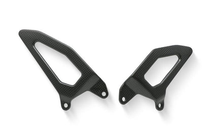 CNC Racing Carbon Fiber Heel Guards for the RPS Adjustable Rearset for the Ducati Panigale / Streetfighter V4 / S / Speciale / R