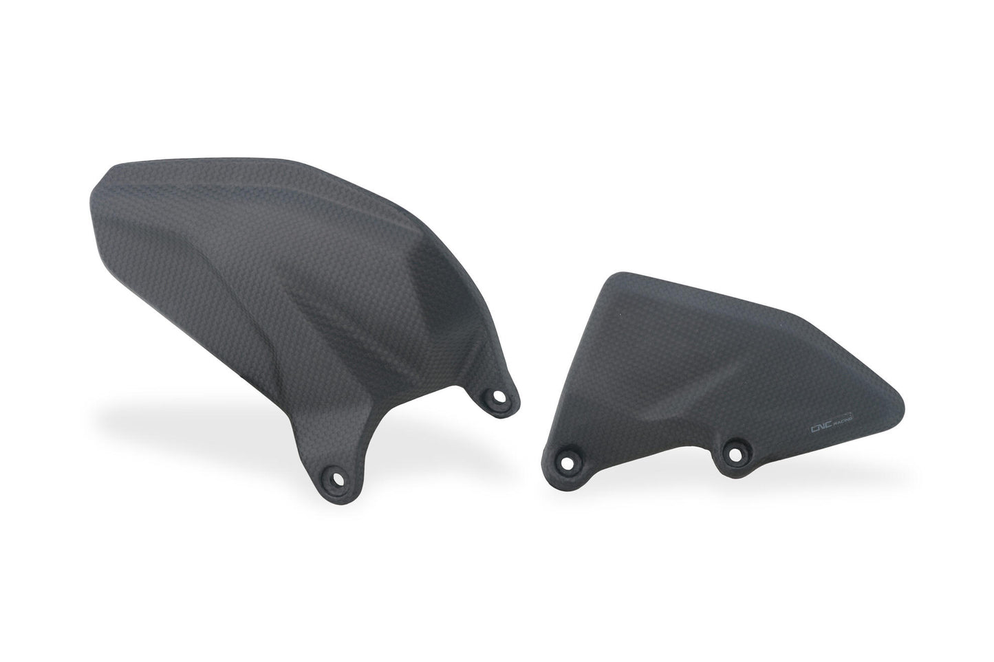 CNC Racing Carbon Fiber Heel Guards for Ducati Multistrada V4 RS / Rally / Pikes Peak (2024+)