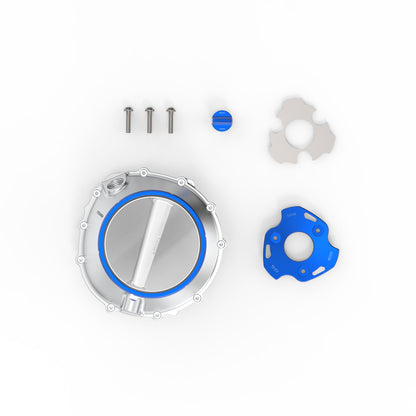 Rizoma Clear Wet Clutch Cover kit - OILQUARIUM for the BMW S1000RR (2020+) / S1000R / S1000XR (2021+) / M1000R / M1000XR