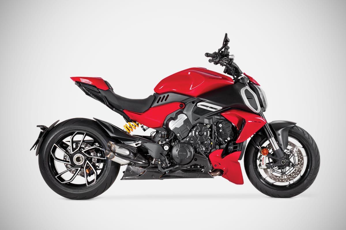 ZARD 'PREDATOR' Four Outlet Exhaust for Ducati Diavel V4