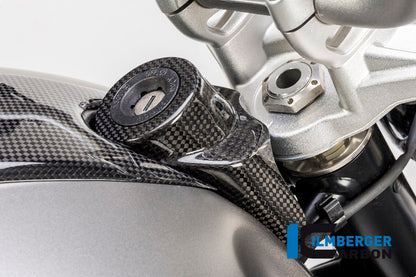 Ilmberger Carbon Ignition Lock Cover for the BMW R Nine T / Scrambler / Racer '14-17 / R Nine T Urban GS 2016