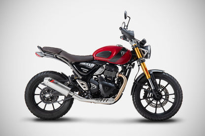 ZARD Slip-on Exhaust system for Triumph Scrambler 400 X / Speed 400 (2024+)