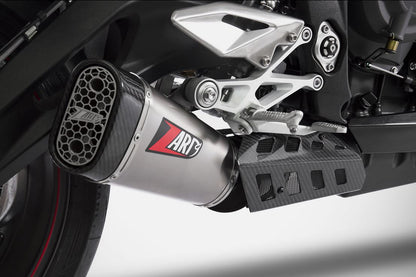 ZARD "SHORT" Slip-on Exhaust system for Triumph Street Triple 765 S / R / RS (17-19)