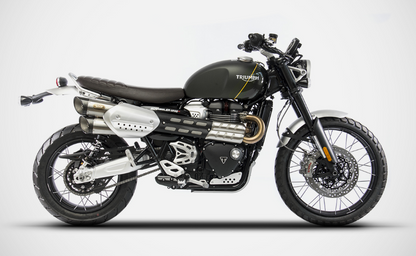 ZARD Dual Slip-on Exhaust for the Triumph Scrambler 1200 (19-20)