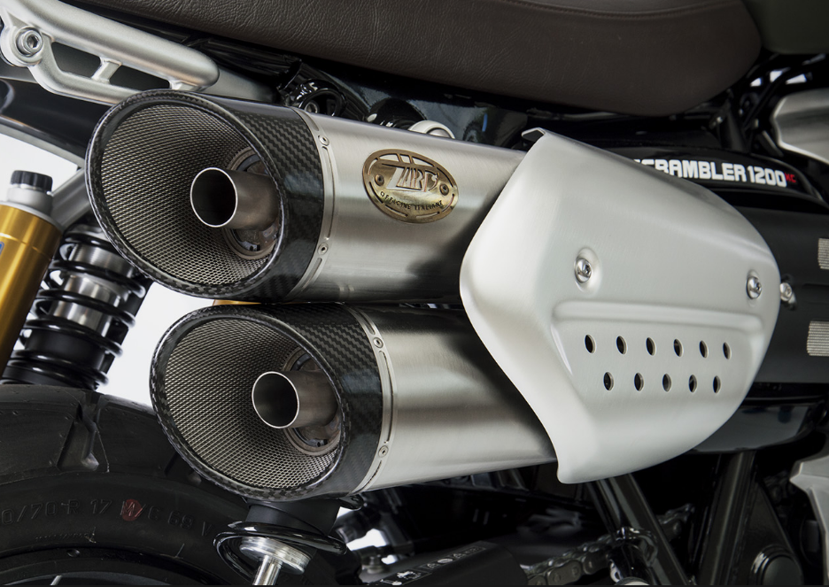 ZARD Dual Slip-on Exhaust for the Triumph Scrambler 1200 (19-20)