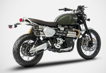 ZARD Dual Slip-on Exhaust for the Triumph Scrambler 1200 (19-20)