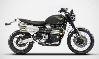 ZARD Dual Slip-on Exhaust for the Triumph Scrambler 1200 (19-20)