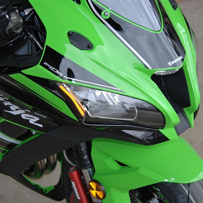 New Rage Cycles (NRC) 2016+ Kawasaki ZX-10R Front Turn signal Kit