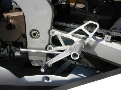 WOODCRAFT Kawasaki ZX6 (98-02) ZX9 (98-03) ZZR600 (05-08) Complete Rearset Kit W/Shift & Brake Pedals