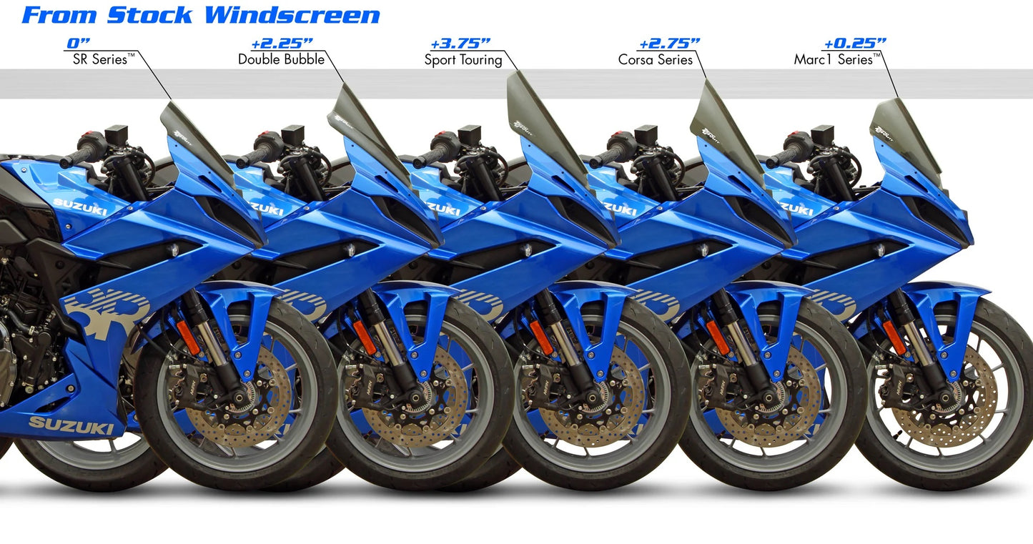 Zero Gravity Racing Windshields for the Suzuki GSX-8R (2024+)