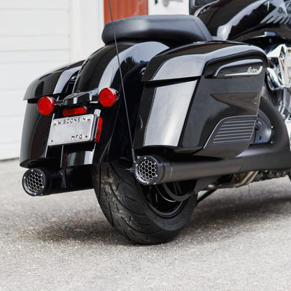 Grand Prix Mufflers Black Cheiftain / Challenger `14 Up