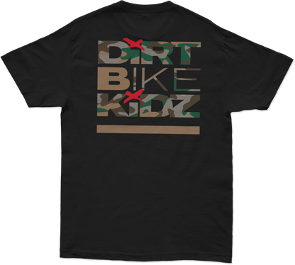 Camo Shovels Tee Black Lg