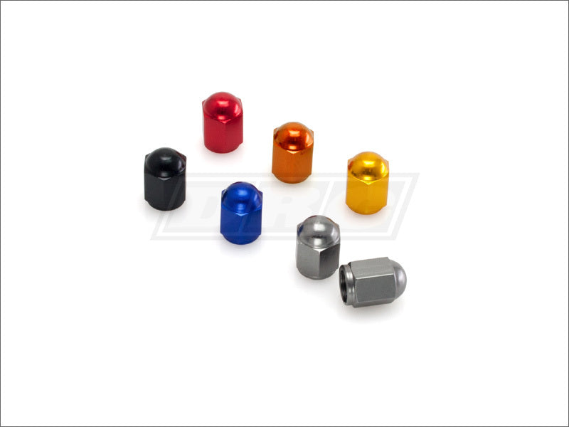 Aluminum Valve Caps 2pk Orange