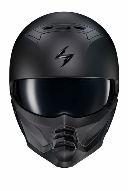 Covert 2 Open Face Helmet Matte Black Lg