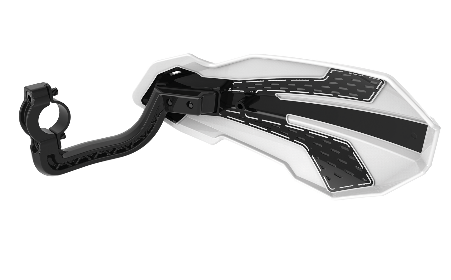Mx Flow Handguards White/Black