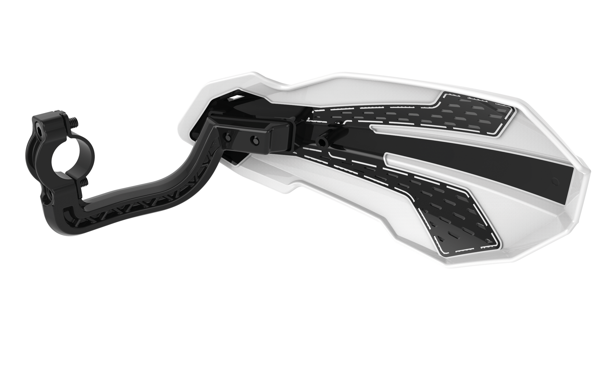 Mx Flow Handguards White/Black