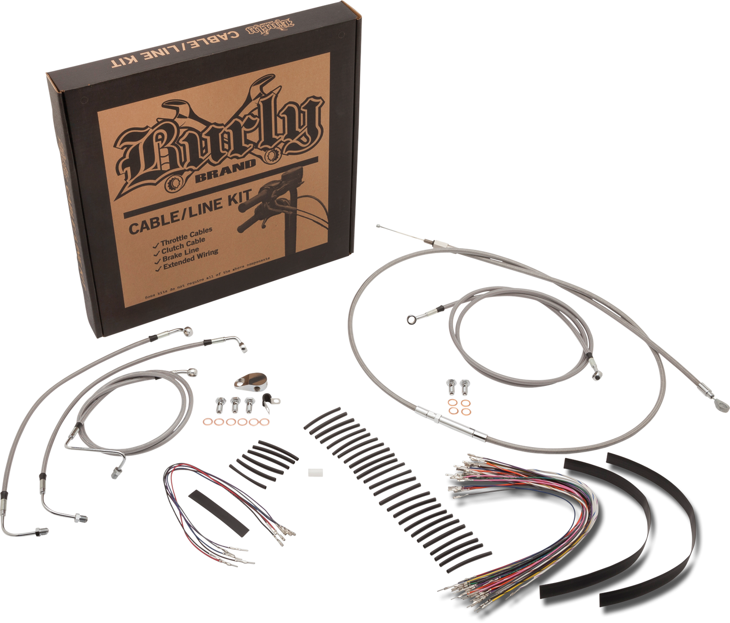 Burly Cntrl Kit 18 19" Ape Stainless W/ Cruise
