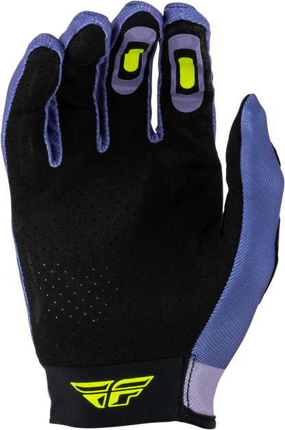 Women's Lite Flake Gloves Lavendar/Blue/Yellow Xs