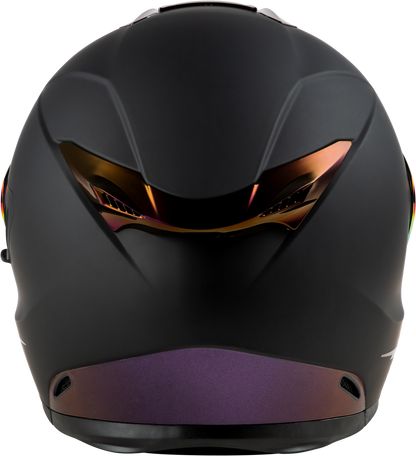 Sentinel Recon Helmet Matte Black/Purple Chrome Sm